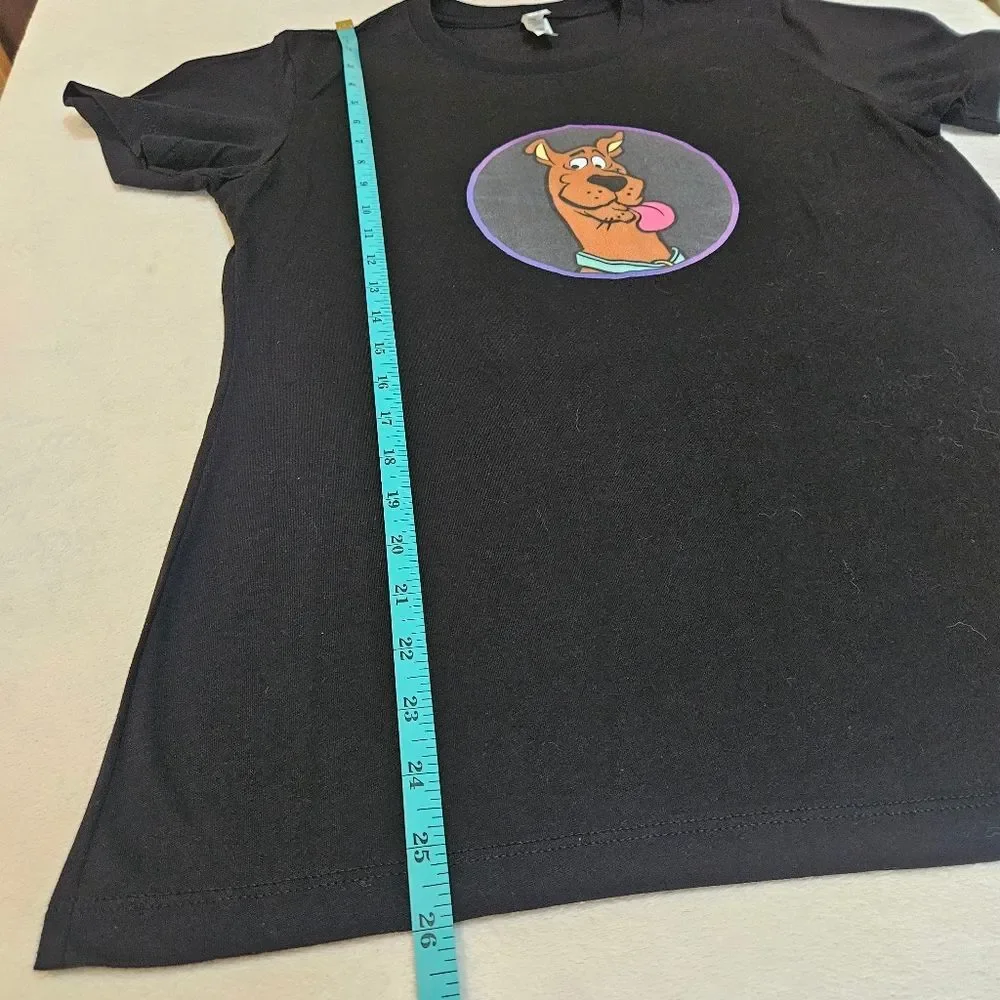 Scooby-Doo Graphic T-Shirt Black Unisex Sz Large Next Level America Made in USA